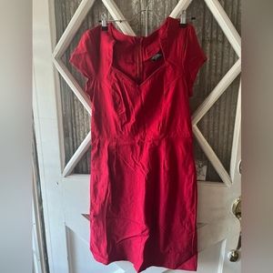 Red wiggle dress